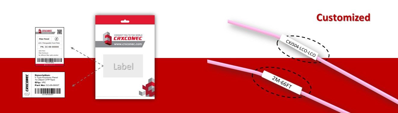 カスタマイズされたOM4 LCファイバーパッチケーブル